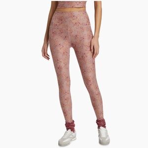 Beyond Yoga Pink Floral Leggings